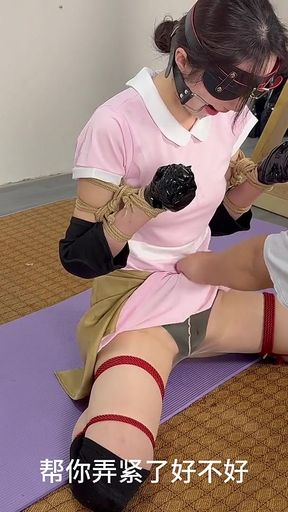 Holiland Girlfriend Pup Training + Verbal Humiliation + Japanese Style Tied up Feet