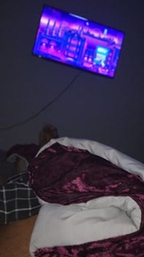 Sneaking jacking off