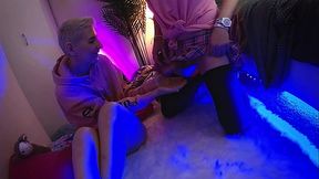 Jerk off in front of girl