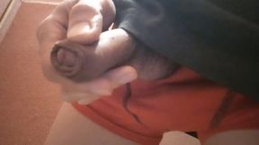 Close-ups of a homo twunk's meatpipe urinating at home with different undergarments