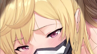 Masked Hentai girl sucks dick Inside the mask! - 4k 60fps hentai