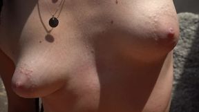 Italian Amatuer Couple's Seductive Anal Sex at the Sea