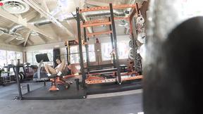 ”Sweaty workout turns into a hardcore bang”