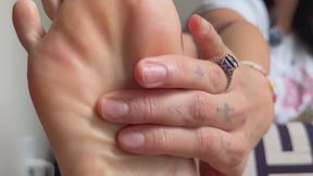 Soft soles and white toes joi