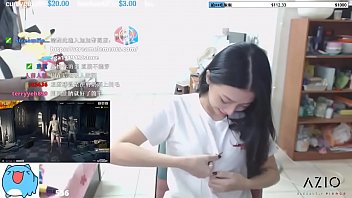 Twitch streamer japanese flashing perfect shape boobs in an exciting way