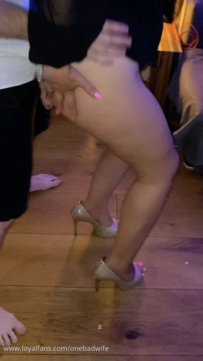 Dancing with my naked ass out