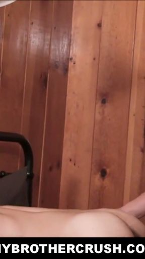 Young Little Twink Stepbrother Sex With Ripped Stepbrother   Clip 1
