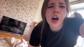 milf talks a married couple into rough threesome___full_version___