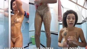 eu tomando banho gravei me exibindo e dancando sem o jr saber