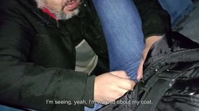 couple peeing and having sex in public behind the church