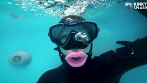 Neoprene Enclosed and Gagged - Underwater Mouth Control Fantasy
