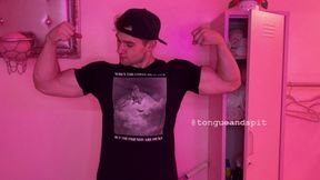 Zack Dickson Flexing Video 1 - WMV