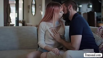 Pink haired Tbabe analed by own stepdad