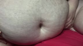 SSBBW Belly Jiggle Close Up