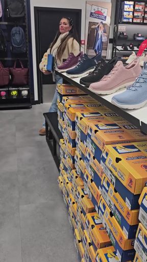 Shoe store shopping spree