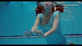 Piyavka Chehova big tits brunette Czech underwater