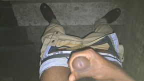 Young Desi Man Cook and Masterbation in Locker Room