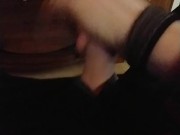 Huge load, acidentally nutted on my camera/phone