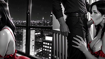 Sex With Girl In Red Dress (Side-By-Side VR) ~ AI-Generated