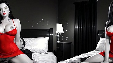 Sex With Girl In Red Dress (Side-By-Side VR) ~ AI-Generated