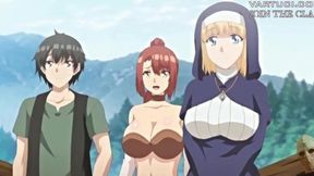 Raw Japanese anime cartoon sexfest - no censored anime lesbian hentai love