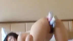 Japanese Horny MILF Cuts Loose with Three Vibrators'All the Holes are Working!