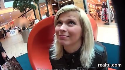 Exceptional czech teen gets seduced in the mall and reamed in pov