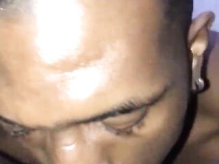 Eating unshaved twat