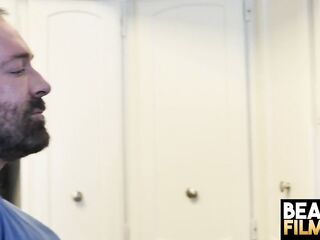 BEARFILMS Hungry Kosher Pig Takes Brad Kalvo Massive Shlong