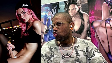 Transgender Super Hero Jerking Off And Cumming All Over Her Face And Body, AI Generated