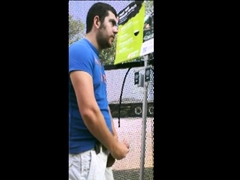 Public jacking off in home depot garden center