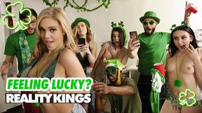 Hot Sex - Kali Roses, Kat Monroe & Miki Cruz Ride Logan's Cock In Front Of Their Friends