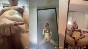 corridas y pajas de rubia influencer