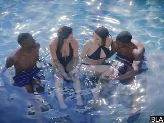 1st Interracial Foursome Bff's