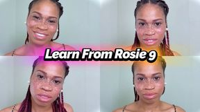 Learn From Rosie 9- Ebony Femdom Goddess Rosie Reed Mental Conditioning Slave Training Program- standard definition