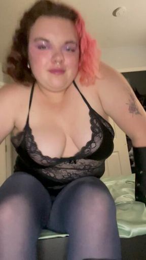 Goth GF goes to a rave - but leaves you a surprise!