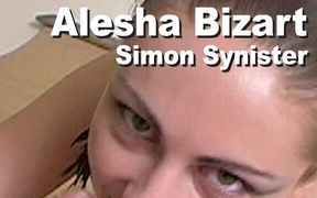 Alesha Bizart & Simon Synister topless handjob cumshot