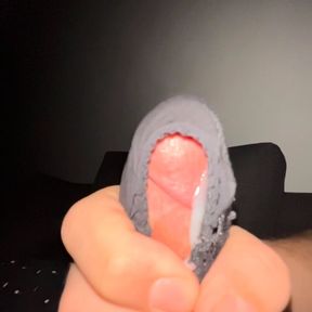 Creampied panties got a second round of cum