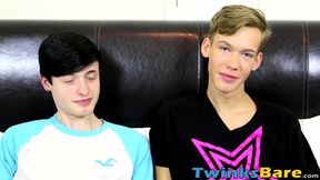 Skinny homos take turns fucking each other raw and hardcore