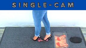 Castrated Under My Office Stilettos - Amber Cam - AmbersCBT - 65AC