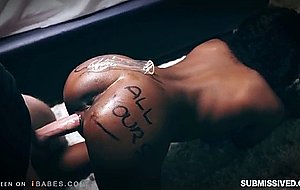 Black babe creates her very own hardcore version of fifty shades of grey - nude girls