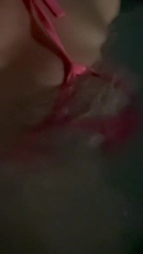 Artemisia Love Sexy Micro Bikini in the Jacuzzi Late at Night
