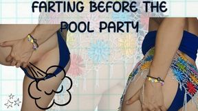 FARTING BEFORE THE POOL PARTY