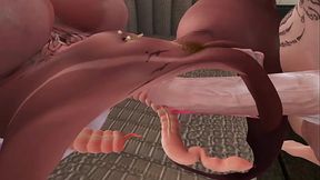 Second Life Whore gets creampied in O Corno de Janeiro