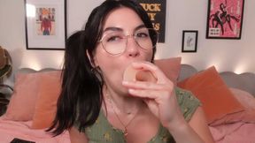 Pigtail Blow job Cam show