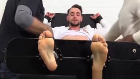 Hairy Ricky and his friend tickles bearded KCs feet