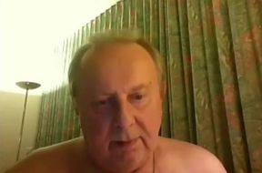 Grandpa Strokes on Webcam