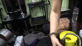 high heels licking dildo sucking and anal fuck this slut LENA