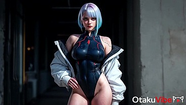 Lucy became a whore and now she gets fucked by every guy wherever and whenever he wants. [AI]