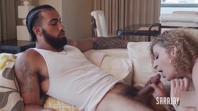 that mature massive ass! sara jay rides james angel s thick cock!